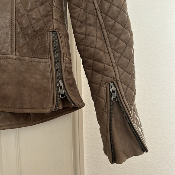 All Saints Rally Leather Jacket - Picture 5 of 9